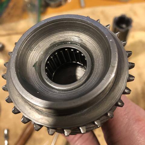 gearbox input new bearing