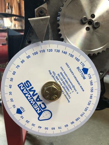 engine cam timing setting