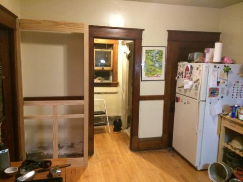 kitchen new cabinet frame