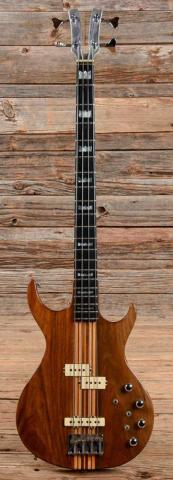1970s Kramer bass guitar in 2-tone wood and aluminum neck