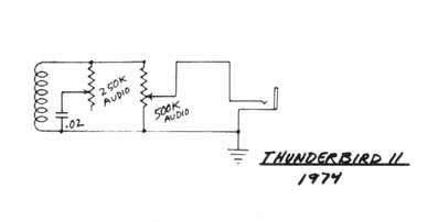 wiring schematic for Thunderbird II bass