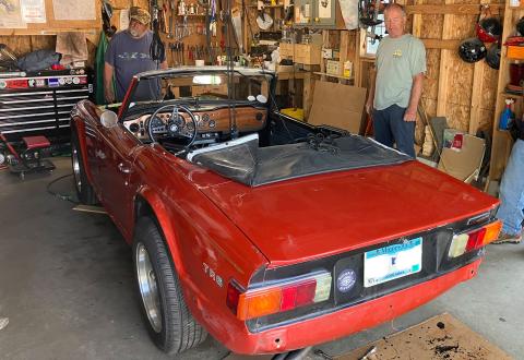 TR6 back together